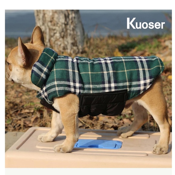 Kuoser Green Plaid Dog Vest - Picture 11 of 11